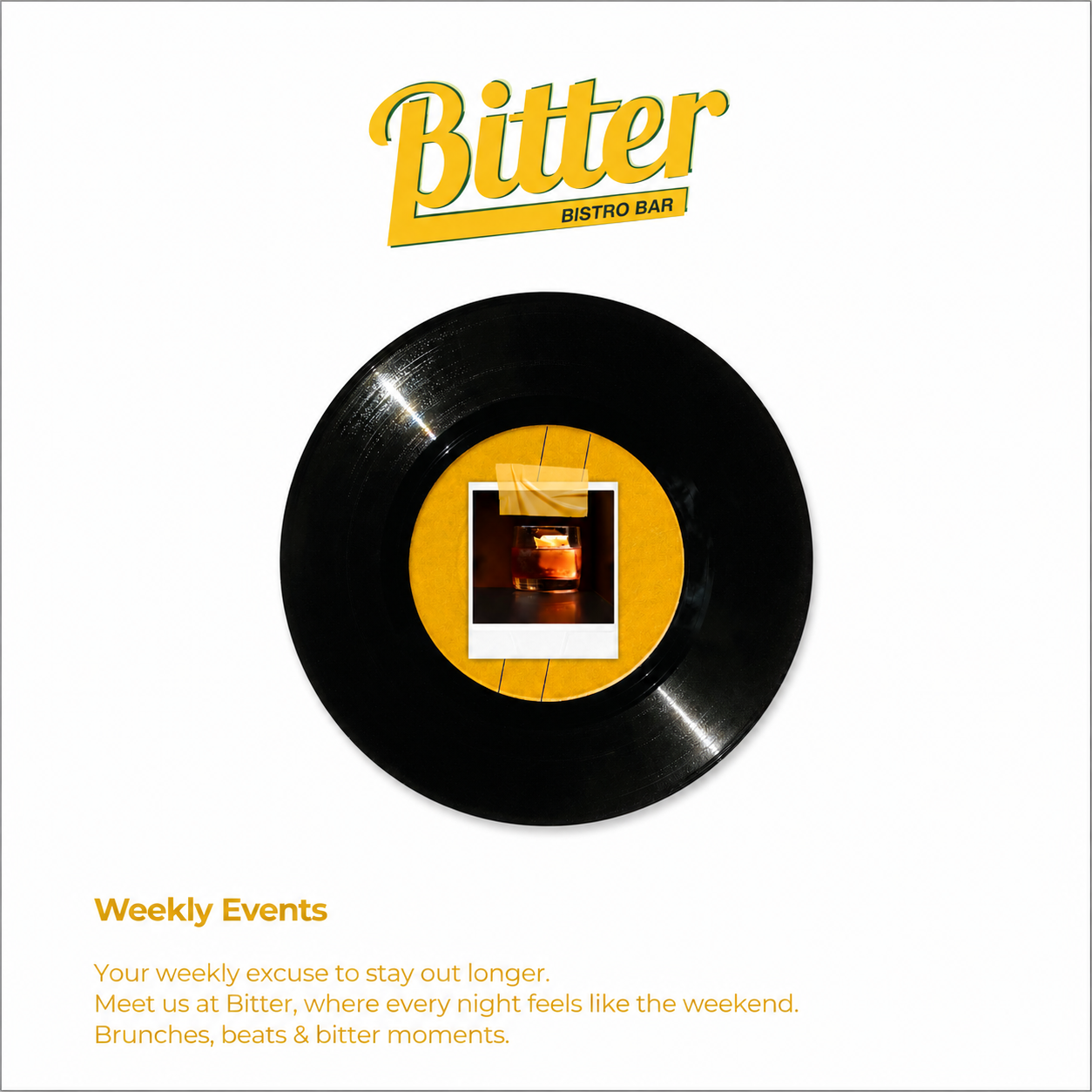 Parties and private events at Bitter